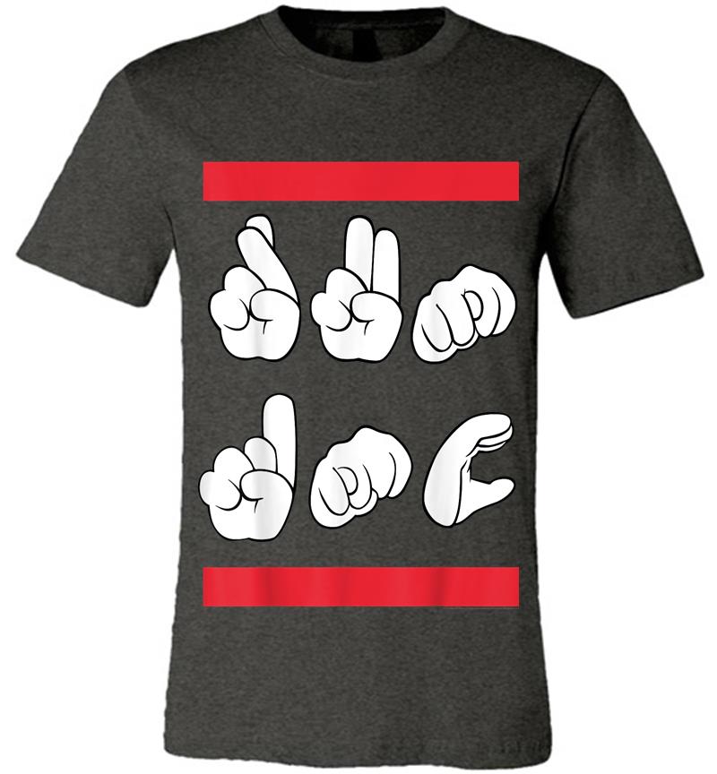 Inktee Store - Run Dmc Official Sign Language Premium T-Shirt Image