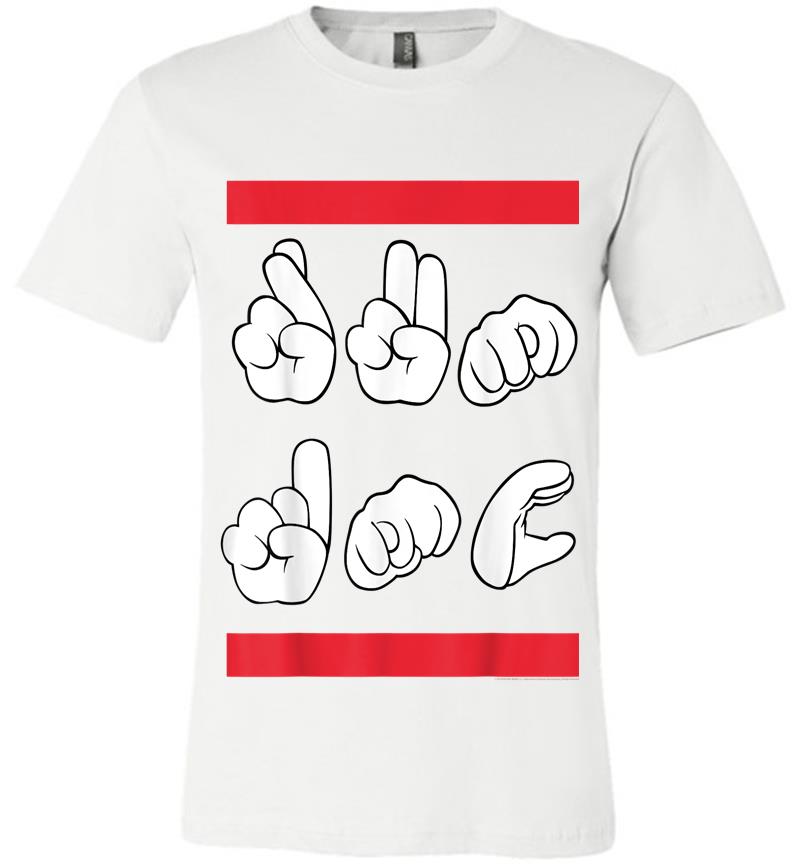 Inktee Store - Run Dmc Official Sign Language Premium T-Shirt Image