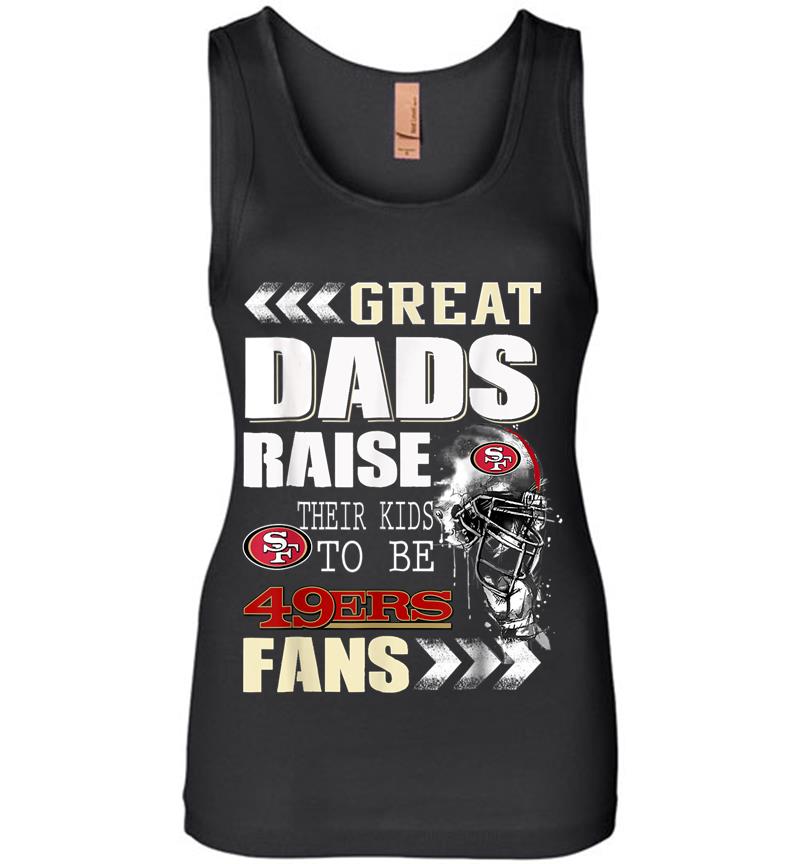 San Francisco-49er Great Dads Fan Football Womens Jersey Tank Top