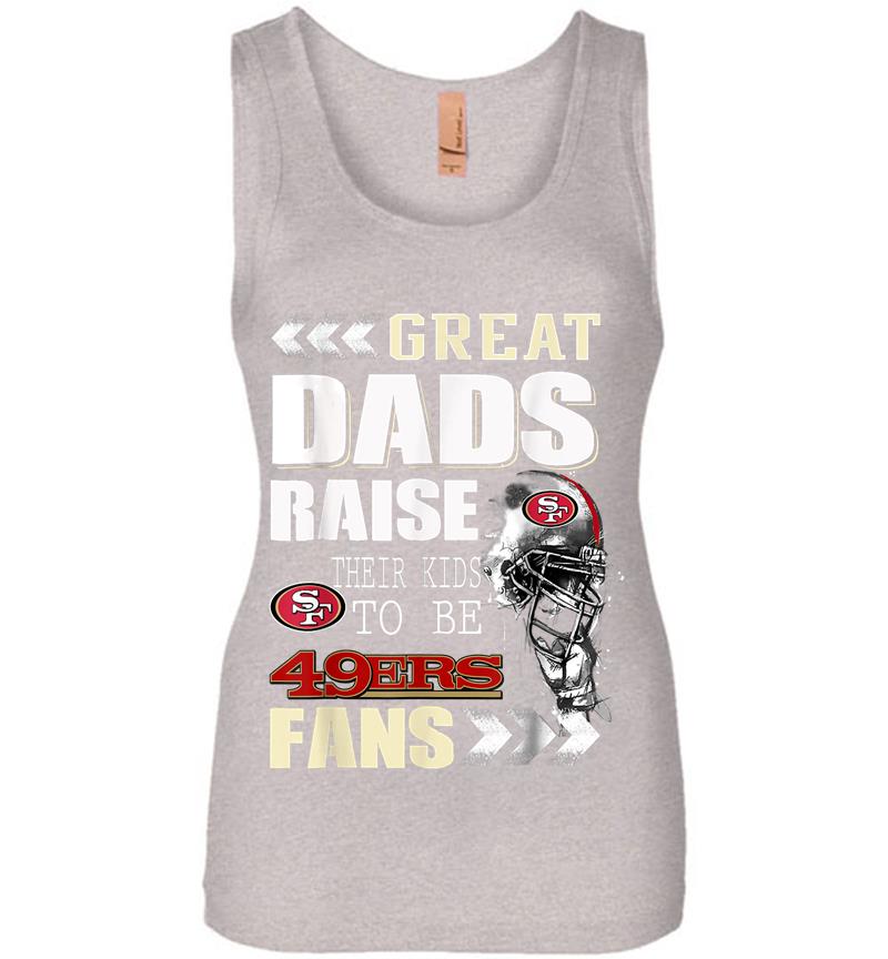 Inktee Store - San Francisco-49Er Great Dads Fan Football Womens Jersey Tank Top Image