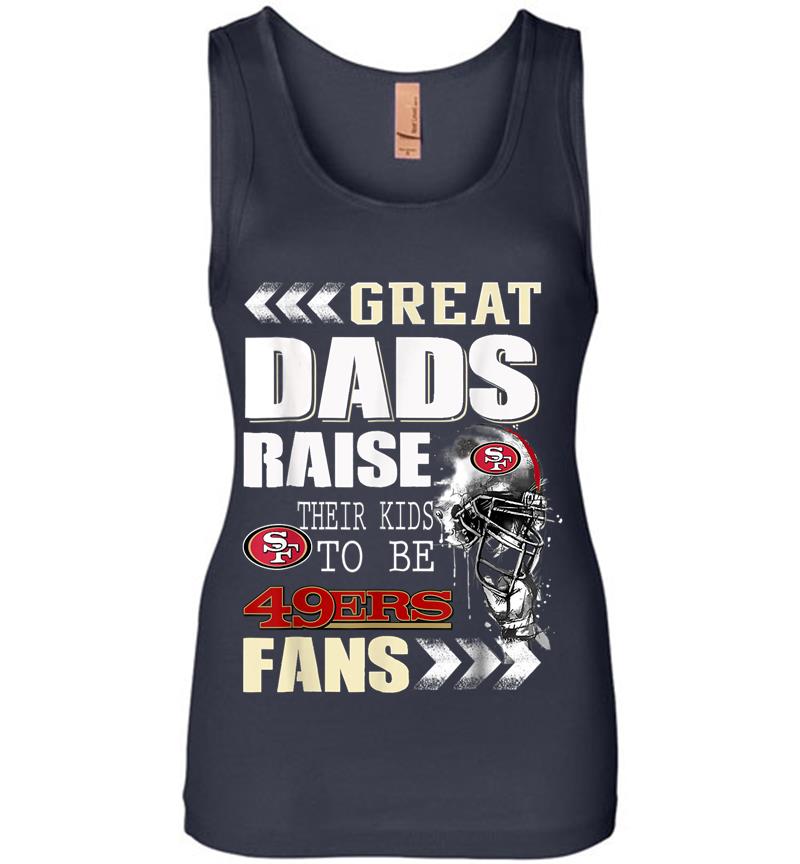 Inktee Store - San Francisco-49Er Great Dads Fan Football Womens Jersey Tank Top Image
