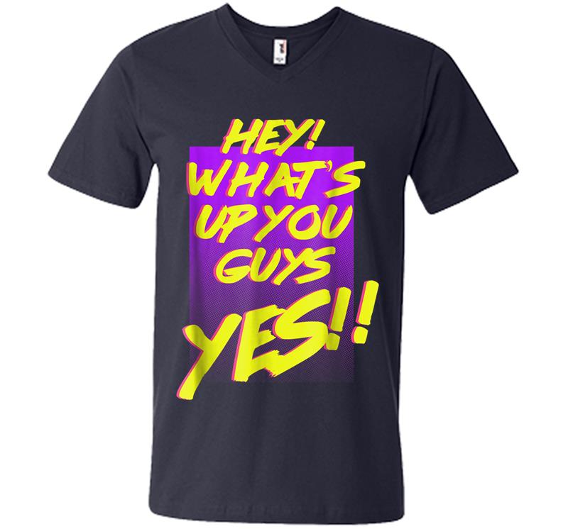 Inktee Store - Shane Dawson Hey! What'S Up You Guys, Yes V-Neck T-Shirt Image