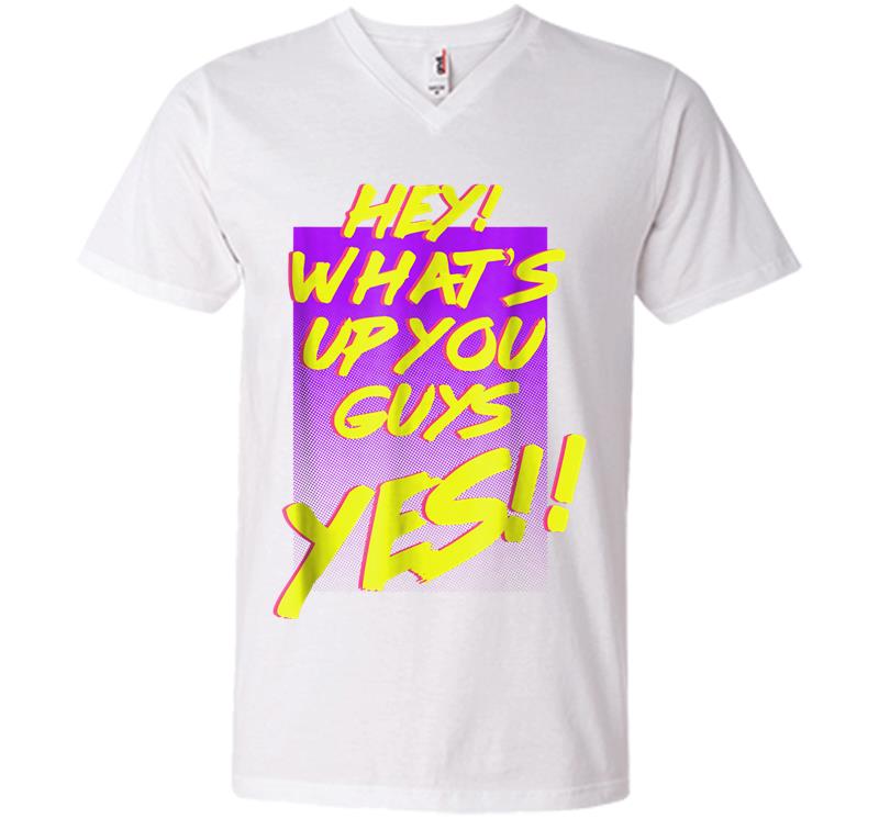 Inktee Store - Shane Dawson Hey! What'S Up You Guys, Yes V-Neck T-Shirt Image