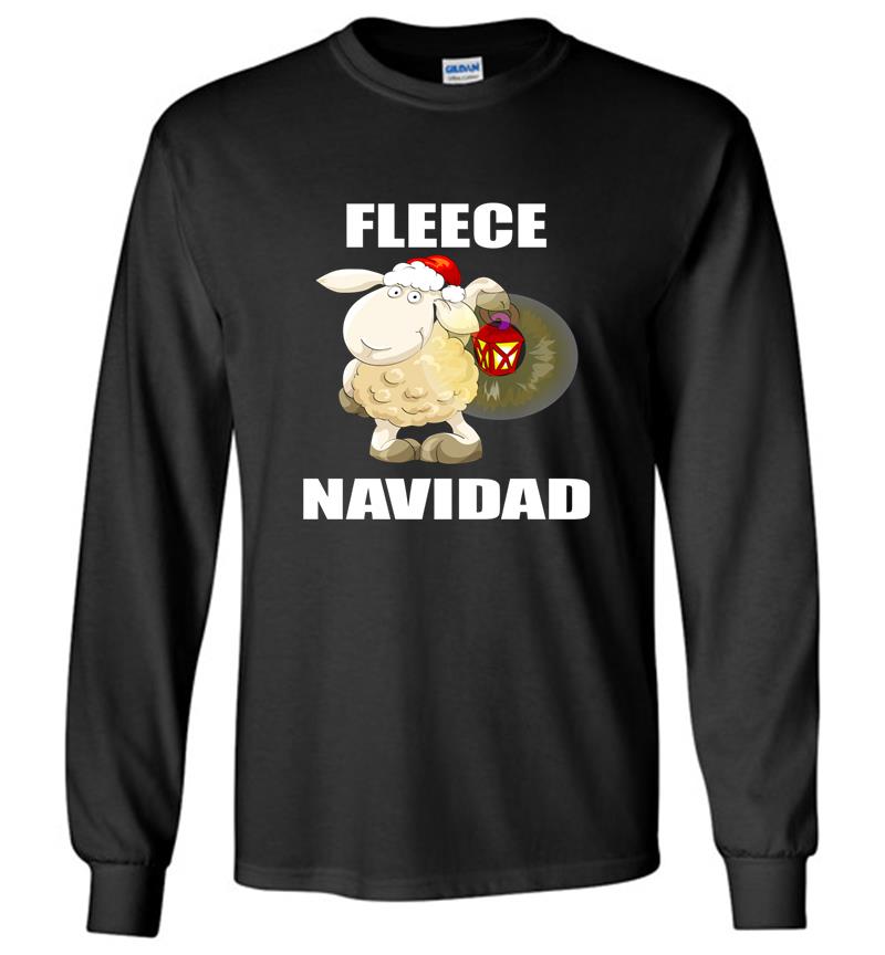 Shaun The Sheep Santa Fleece Navidad Christmas Long Sleeve T-Shirt