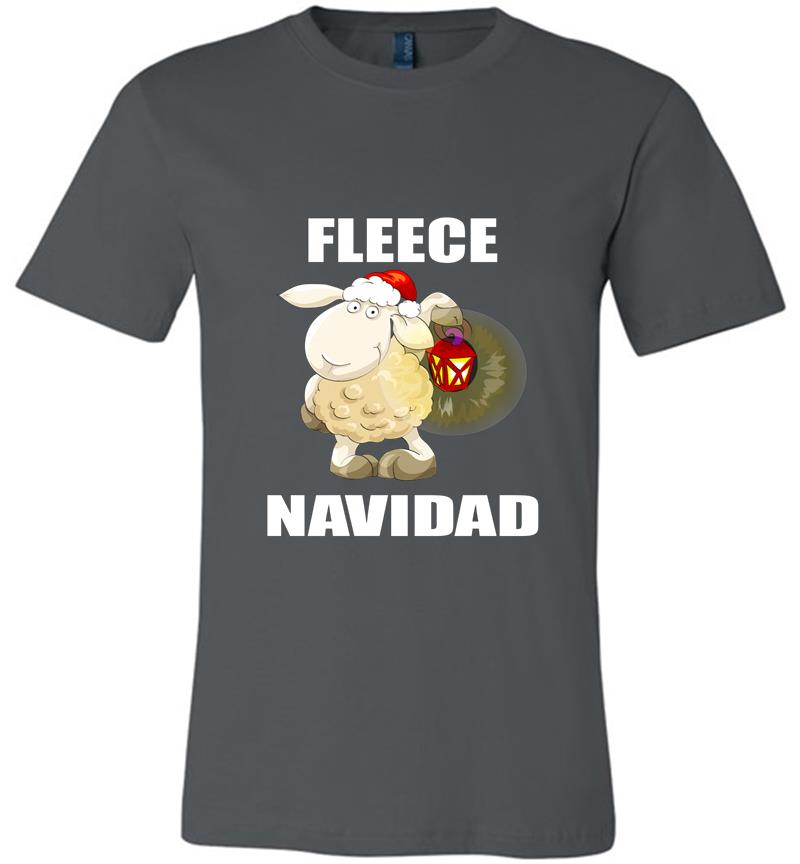 Shaun The Sheep Santa Fleece Navidad Christmas Premium T-Shirt