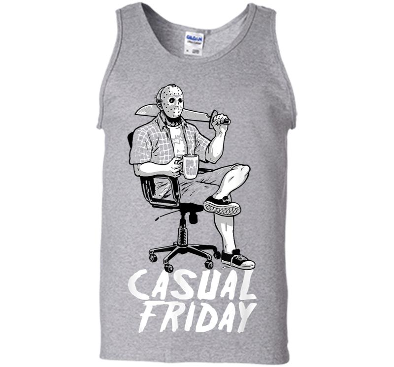 Inktee Store - Shirt.woot Casual Friday The 13Th Men Tank Top Image