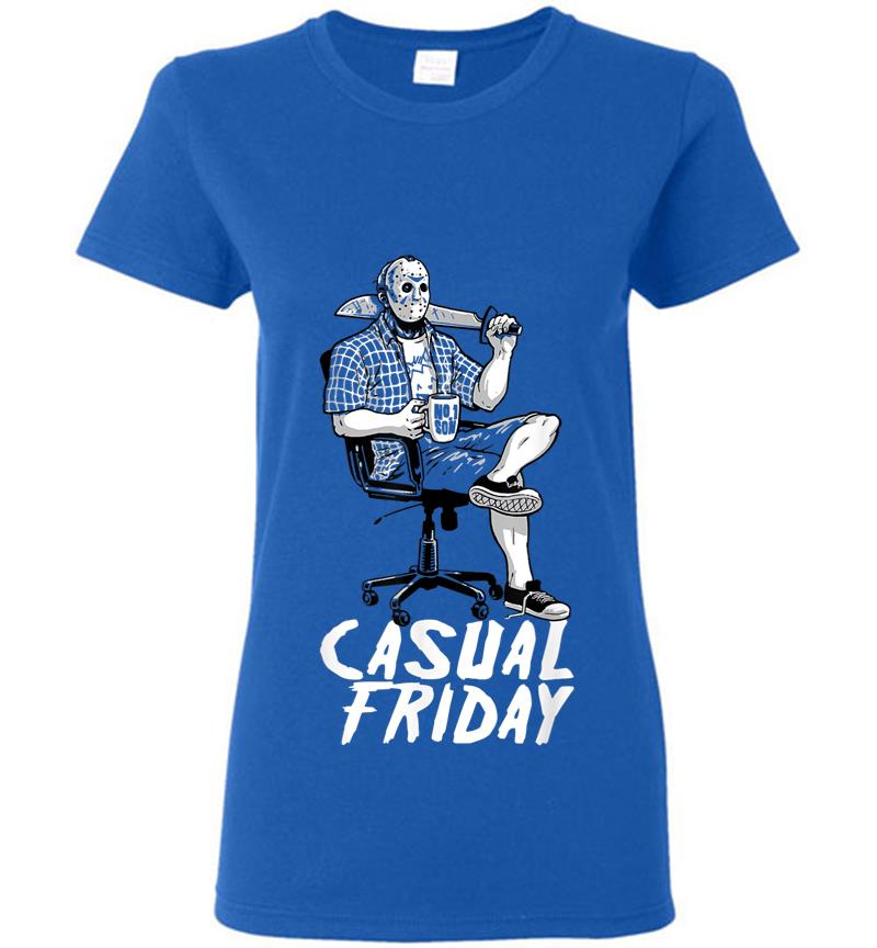 Inktee Store - Shirt.woot Casual Friday The 13Th Women T-Shirt Image
