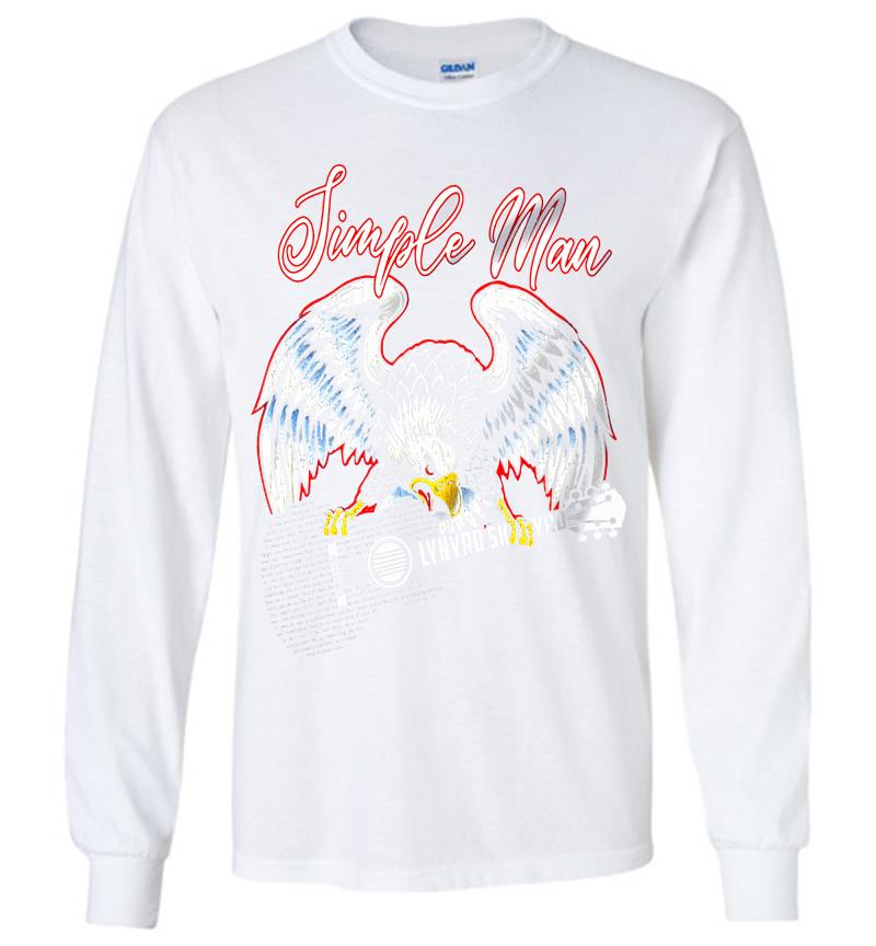 Inktee Store - Simple Man Love Lynyrd Skynyrd Rock Band Guitar Long Sleeve T-Shirt Image
