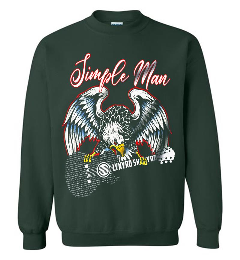 Inktee Store - Simple Man Love Lynyrd Skynyrd Rock Band Guitar Sweatshirt Image