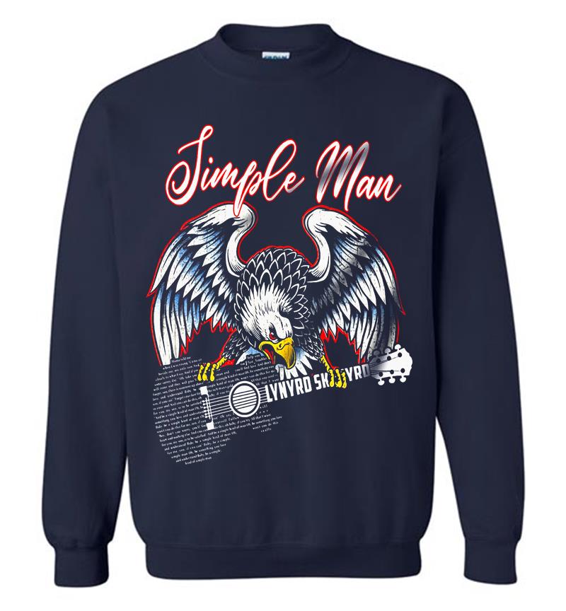 Inktee Store - Simple Man Love Lynyrd Skynyrd Rock Band Guitar Sweatshirt Image