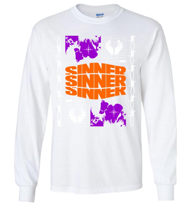 Inktee Store - Sinner Long Sleeve T-Shirt Image