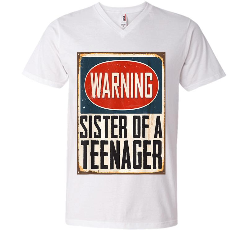 Inktee Store - Sister Of The Nager Official Nager Matching V-Neck T-Shirt Image