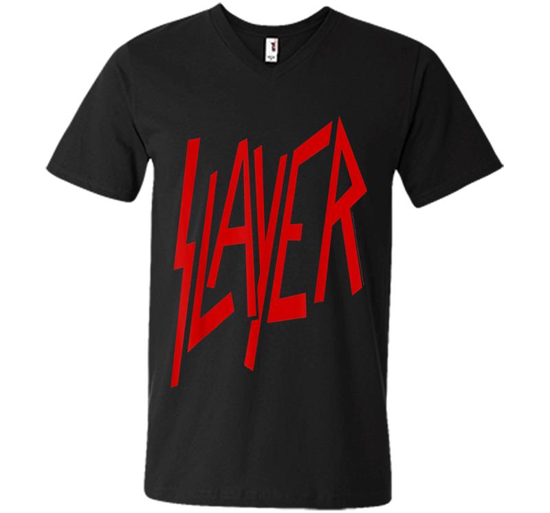 Slayer Logo V-Neck T-Shirt