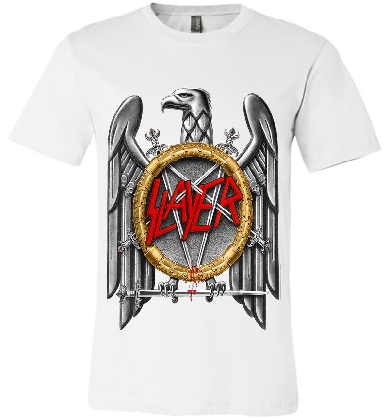 Inktee Store - Slayer Silver Eagle Premium T-Shirt Image