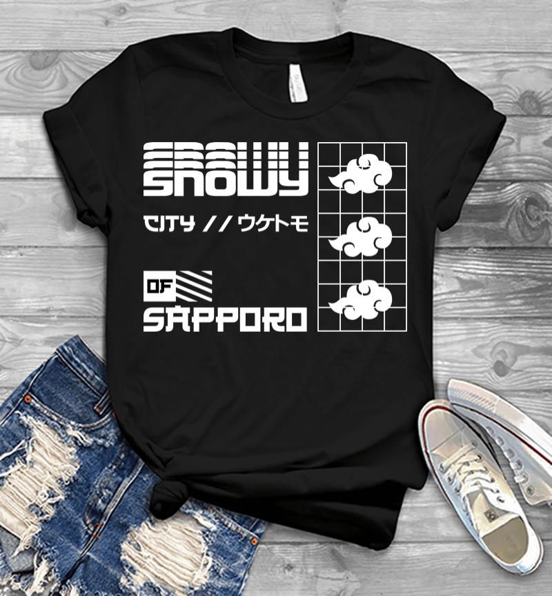 Snowy City of Sapporo Men T-shirt