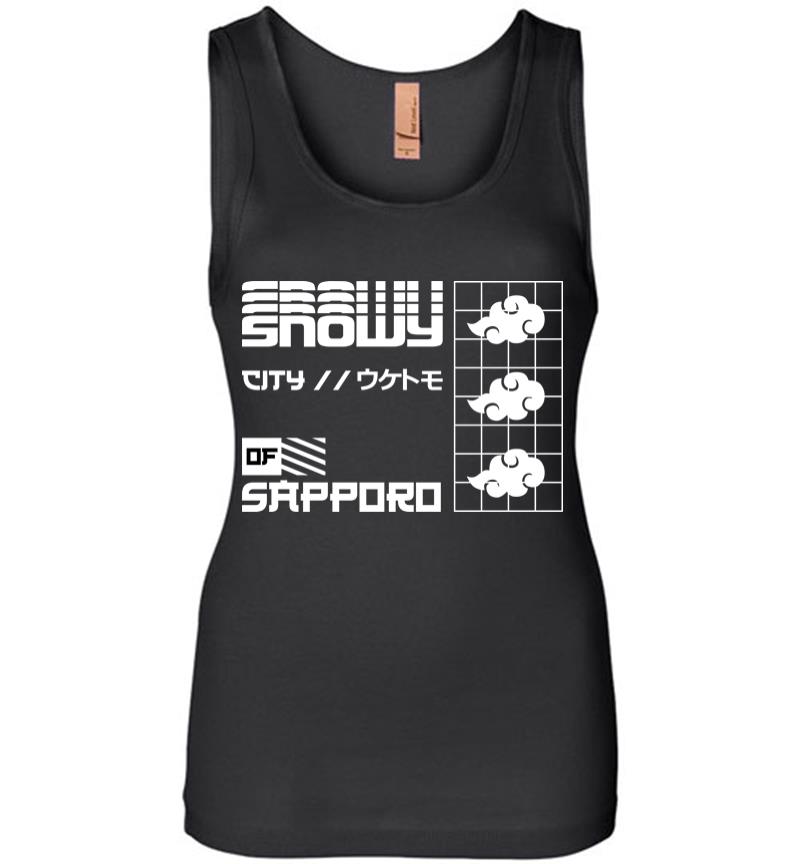 Snowy City of Sapporo Women Jersey Tank Top