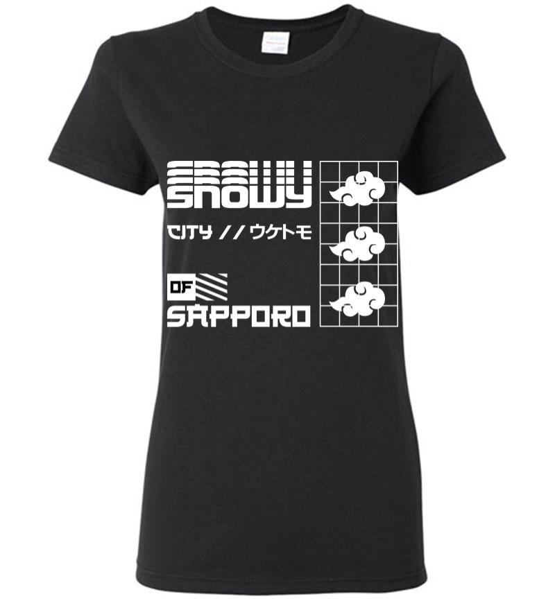 Snowy City of Sapporo Women T-shirt