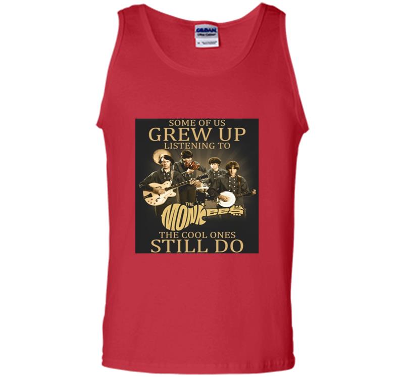 Inktee Store - Some Of Us Grew Up Listening To The Monkees Rock Band Mens Tank Top Image
