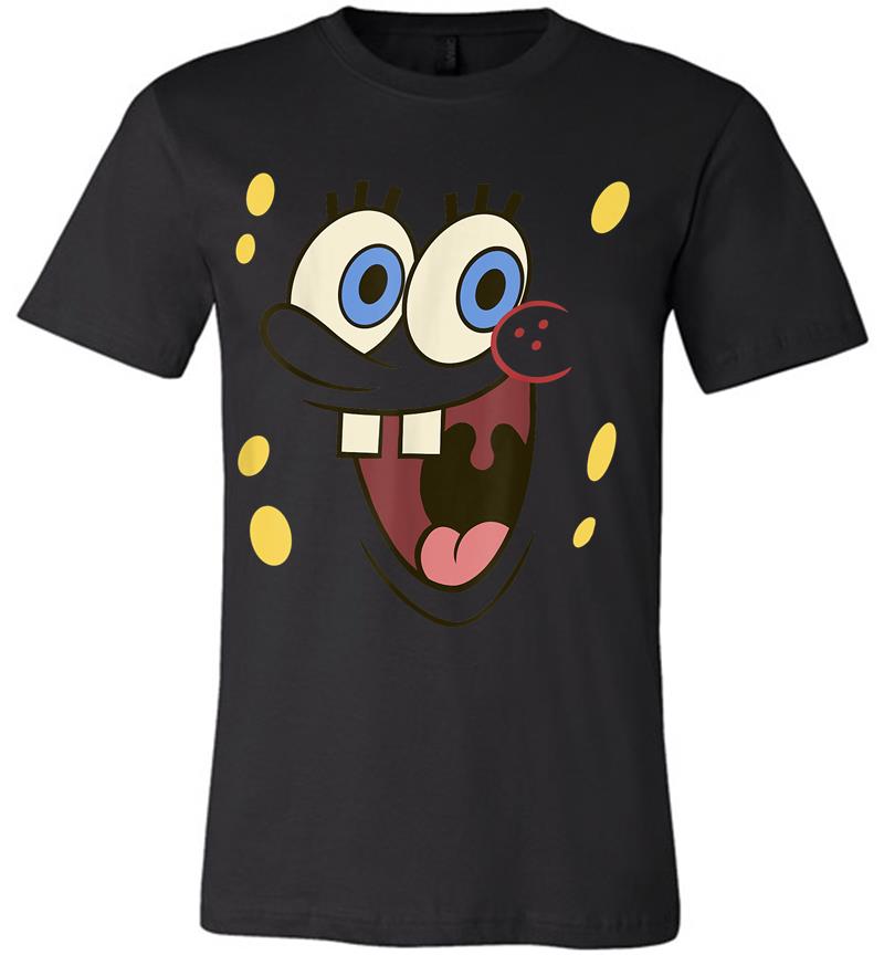 Spongebob Squarepants Excited Big Face Premium T-Shirt