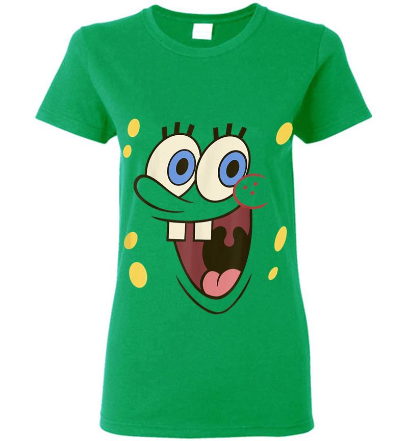 Inktee Store - Spongebob Squarepants Excited Big Face Women T-Shirt Image