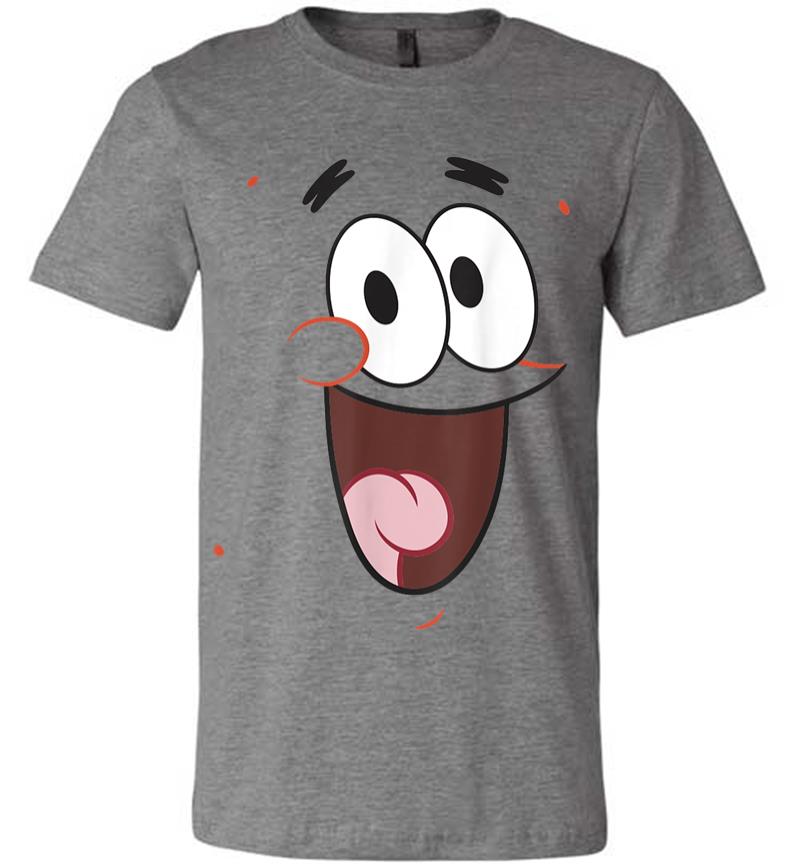 Inktee Store - Spongebob Squarepants Patrick Face Portrait Premium T-Shirt Image