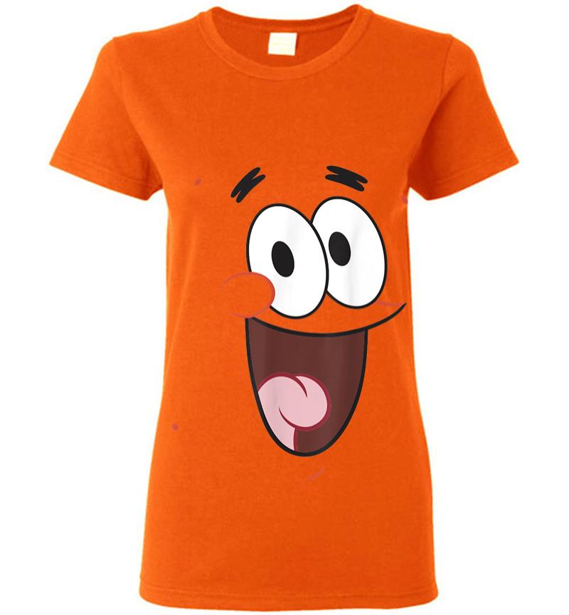 Inktee Store - Spongebob Squarepants Patrick Face Portrait Women T-Shirt Image