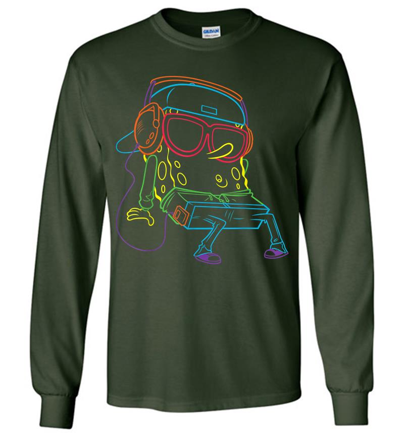 Inktee Store - Spongebob Squarepants Hip Hop Long Sleeve T-Shirt Image