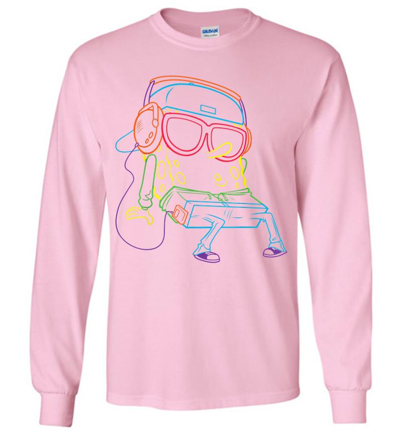 Inktee Store - Spongebob Squarepants Hip Hop Long Sleeve T-Shirt Image