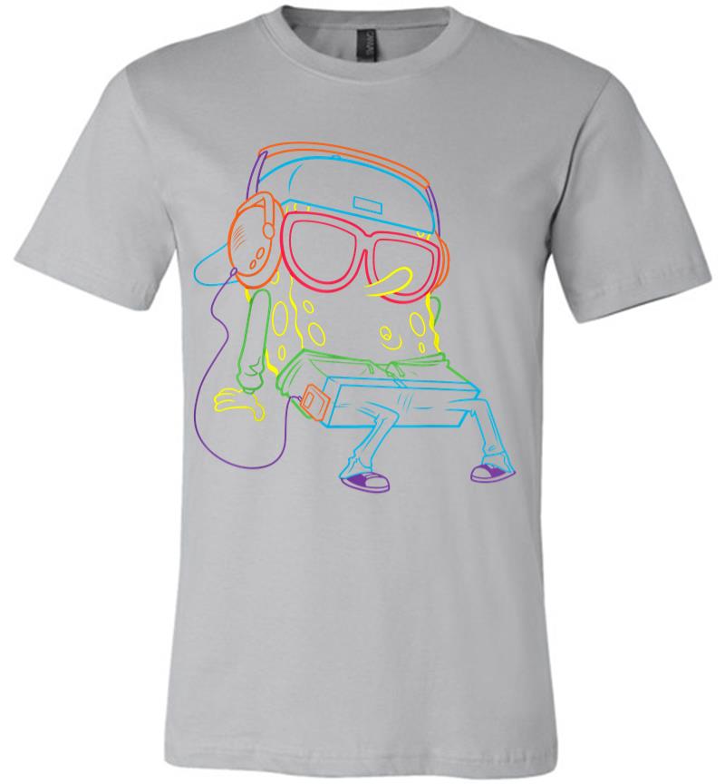 Inktee Store - Spongebob Squarepants Hip Hop Premium T-Shirt Image