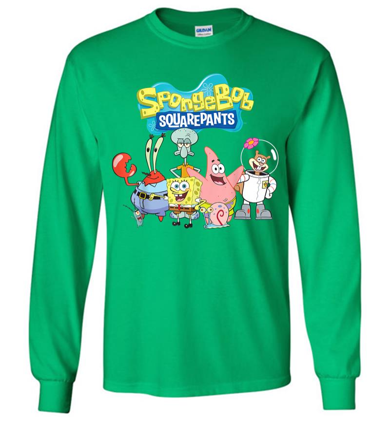 Inktee Store - Spongebob Squarepants Friends Long Sleeve T-Shirt Image
