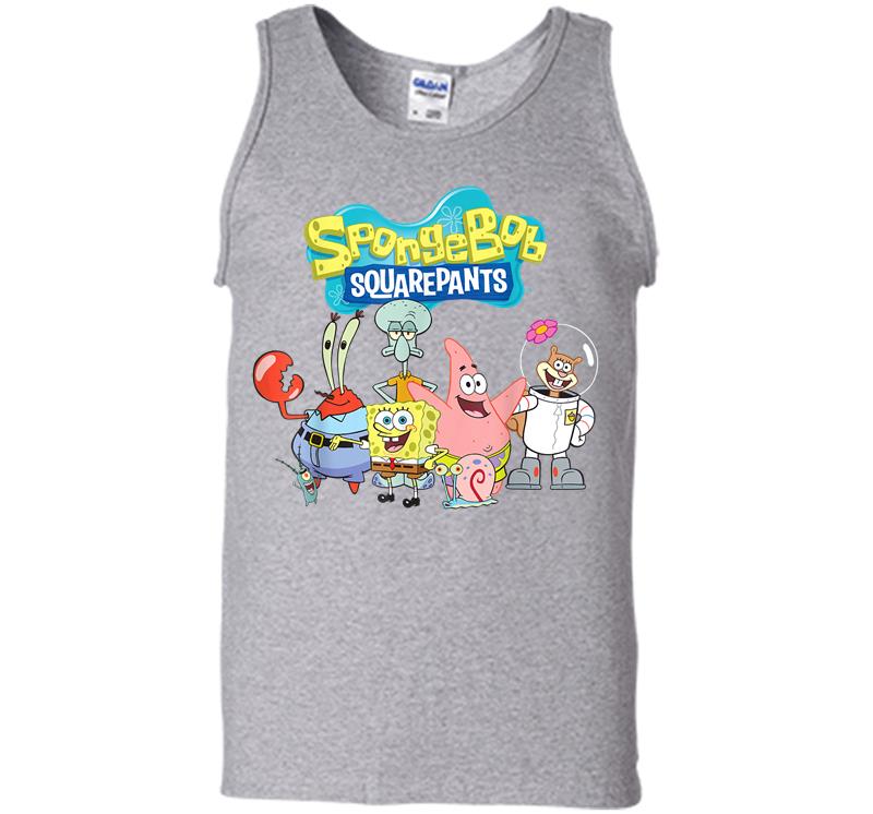 Inktee Store - Spongebob Squarepants Friends Men Tank Top Image