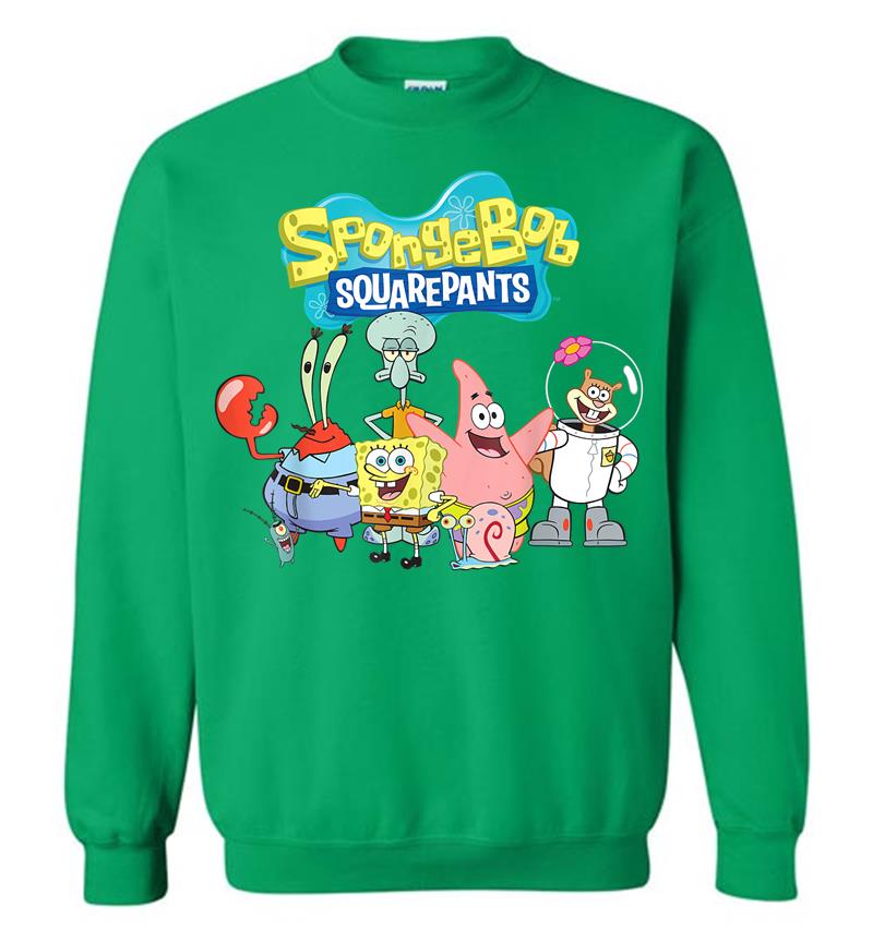 Inktee Store - Spongebob Squarepants Friends Sweatshirt Image
