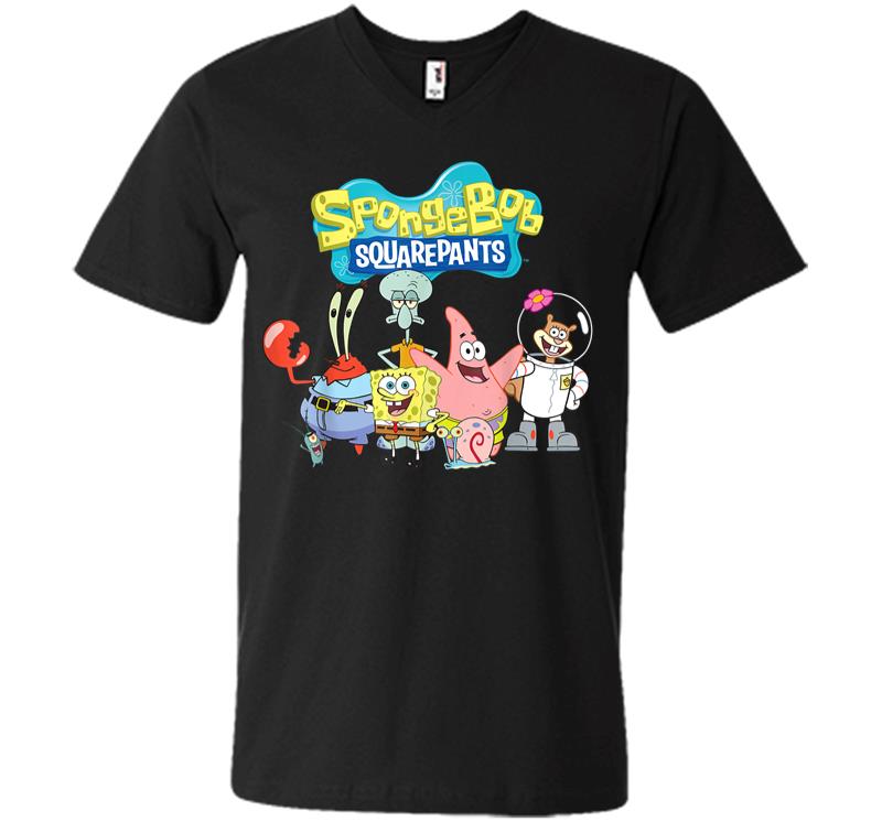 Spongebob Squarepants Friends V-neck T-shirt