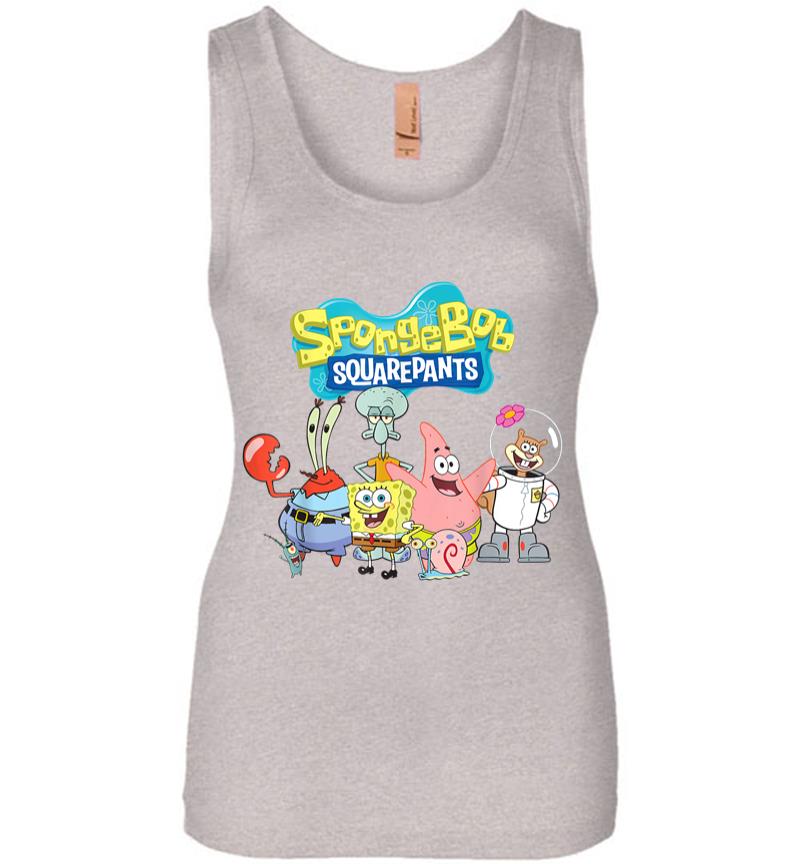 Inktee Store - Spongebob Squarepants Friends Women Jersey Tank Top Image