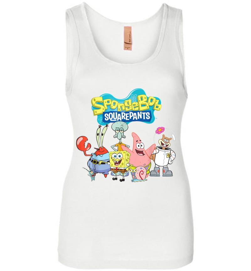Inktee Store - Spongebob Squarepants Friends Women Jersey Tank Top Image
