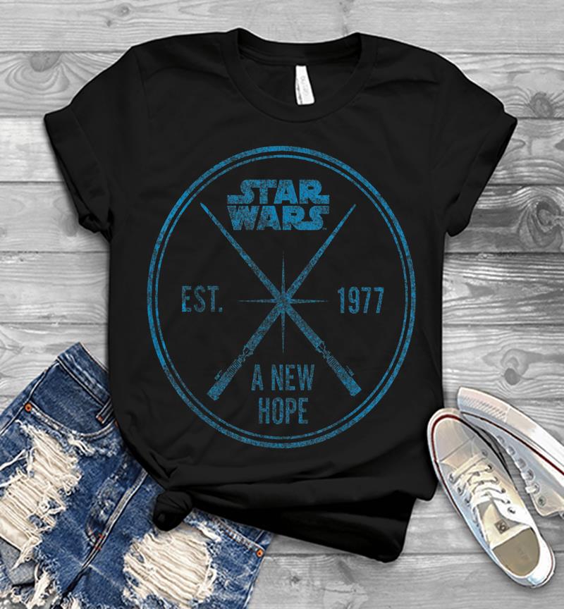Star Wars A New Hope Est. 1977 Vintage Craft Graphic Mens T-Shirt