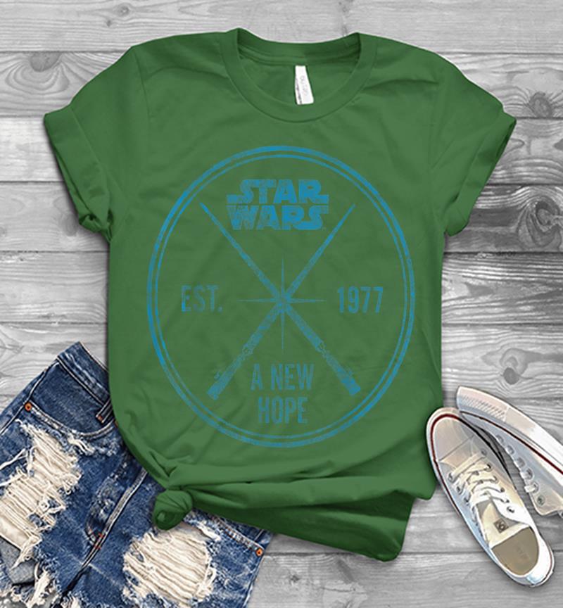 Inktee Store - Star Wars A New Hope Est. 1977 Vintage Craft Graphic Mens T-Shirt Image
