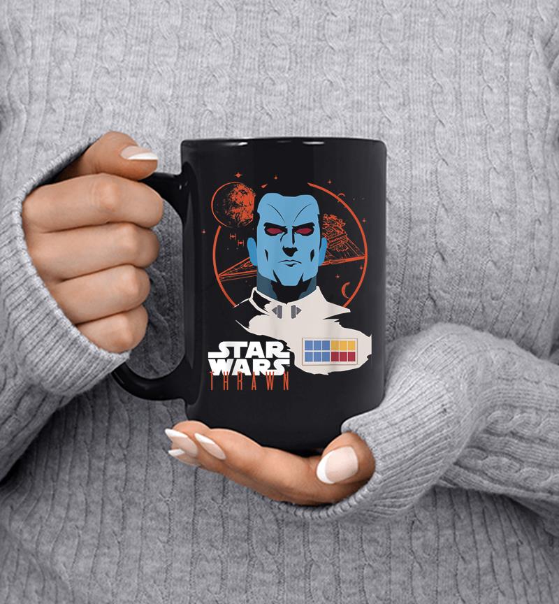 Admiral Thrawn Head Shot Graphic Ceramic Mugs