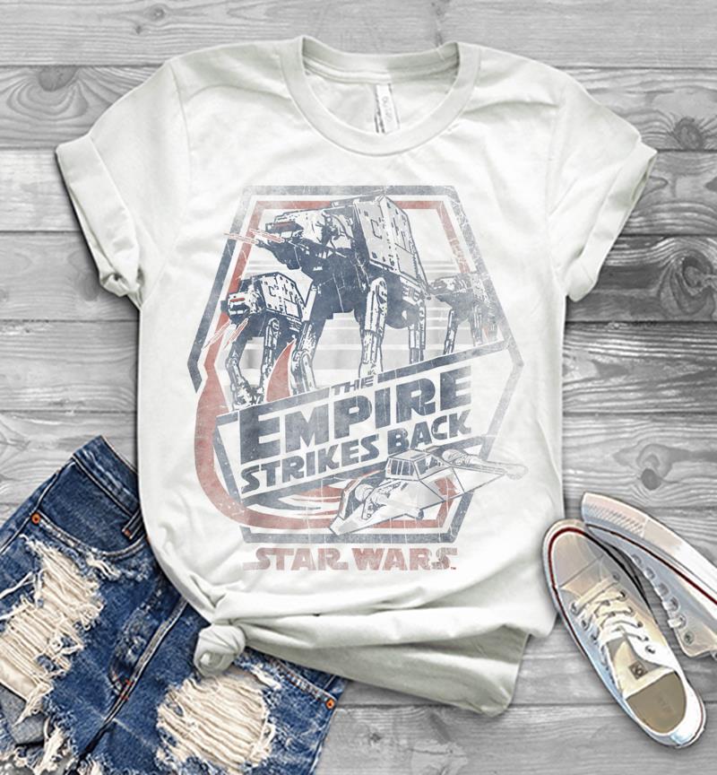 Inktee Store - Star Wars At-At Walkers Hoth Empire Strikes Back Mens T-Shirt Image