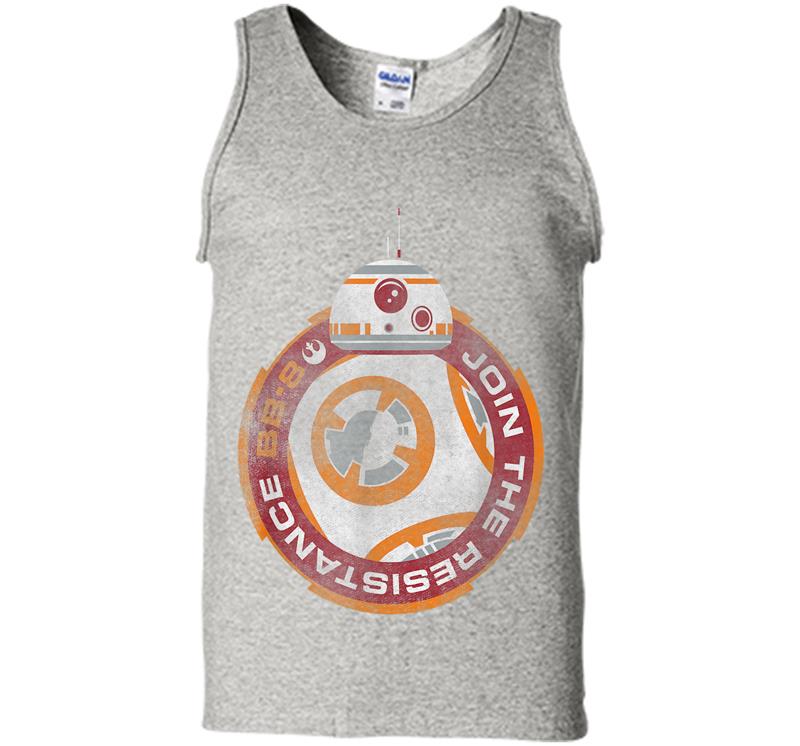 Star Wars Bb-8 Episode 7 Join The Resistance Graphic Mens Tank Top