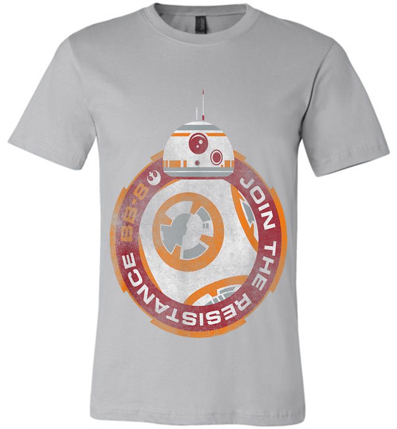 Inktee Store - Star Wars Bb-8 Episode 7 Join The Resistance Graphic Premium T-Shirt Image