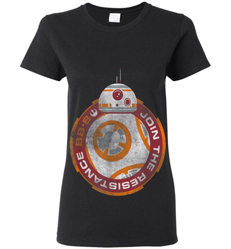 Star Wars Bb-8 Episode 7 Join The Resistance Graphic Womens T-Shirt