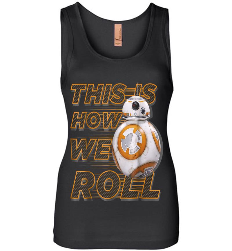 Star Wars Bb-8 How We Roll Graphic Womens Jersey Tank Top