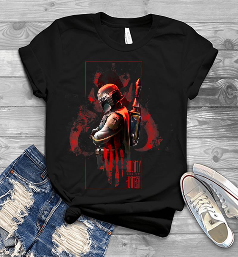 Star Wars Boba Fett Hunter Box Mandalorian Graphic Mens T-Shirt