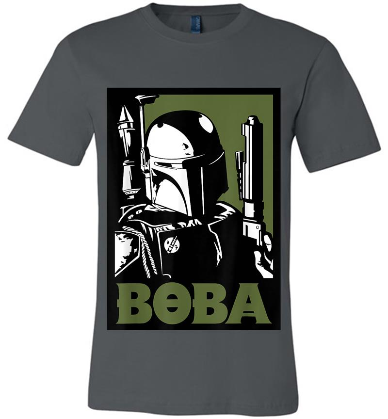 Star Wars Boba Fett Poster Premium T-Shirt