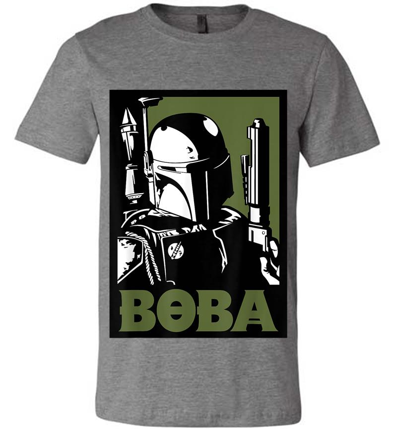 Inktee Store - Star Wars Boba Fett Poster Premium T-Shirt Image