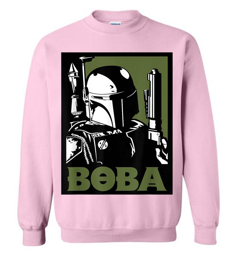 Inktee Store - Star Wars Boba Fett Poster Sweatshirt Image