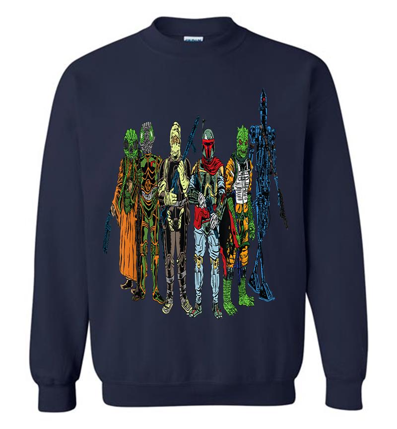 Inktee Store - Star Wars Bounty Hunter Crew Sweatshirt Image