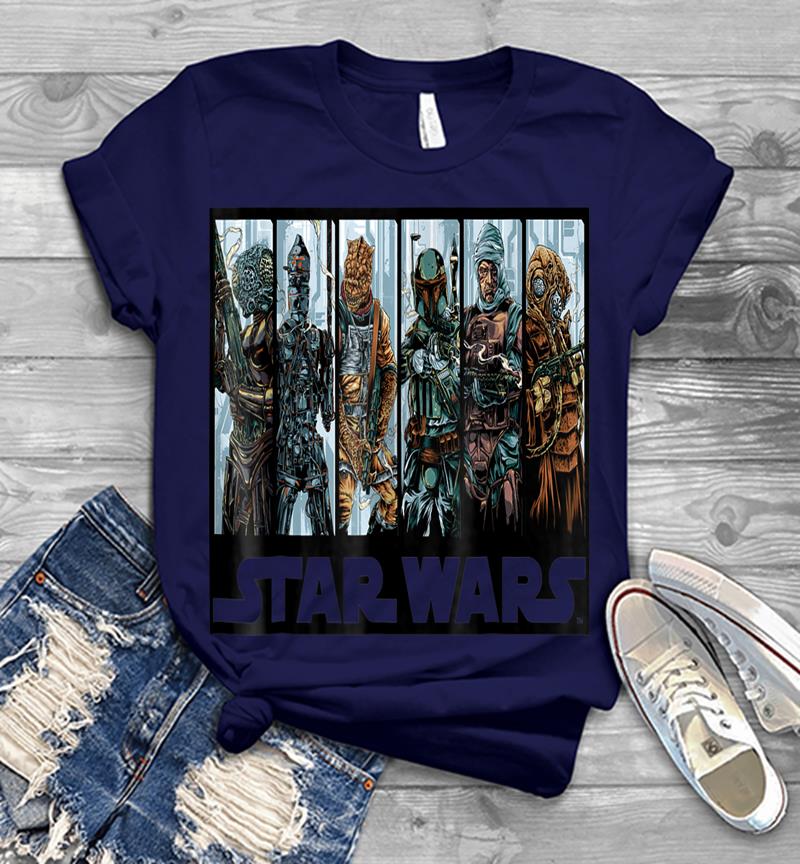 Inktee Store - Star Wars Bounty Hunters' Guild Graphic Mens T-Shirt Image