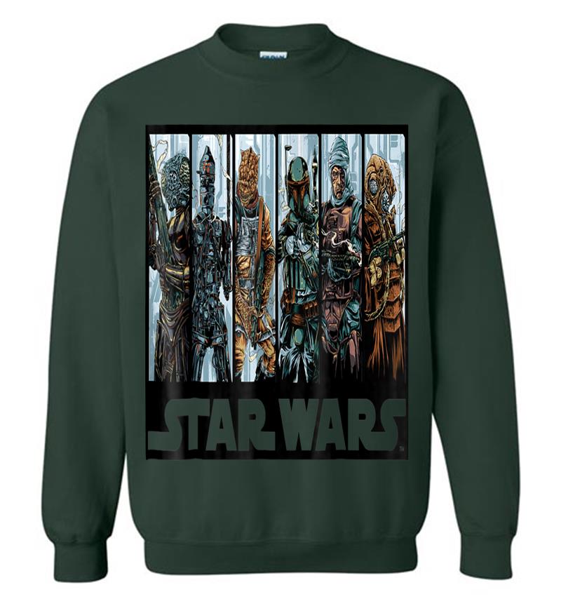 Inktee Store - Star Wars Bounty Hunters' Guild Graphic Sweatshirt Image